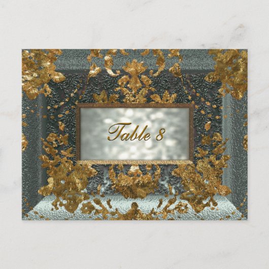 ボーマノワールビクトリアンリードナンバーカード ポストカード (正面)