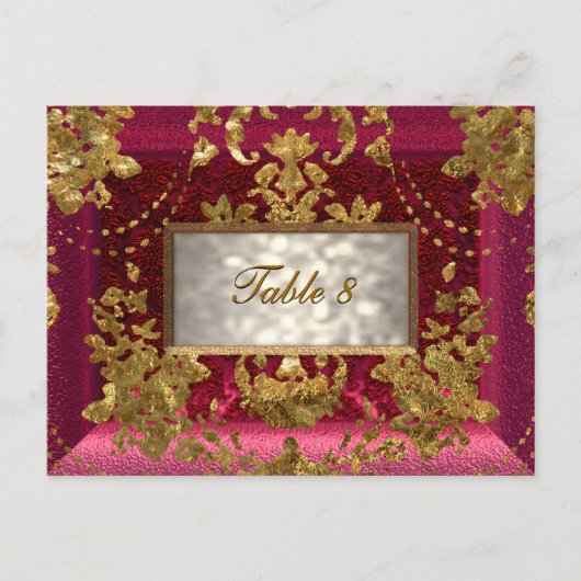 ボーマビクトリアンノワール表番号カード ポストカード (正面)