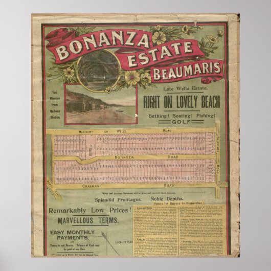 ボーマリスメルボルンビクトリアオーストラリアプリント ポスター (正面)