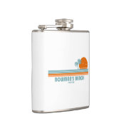 ボーマンビーチフロリダサンパームツリーズ フラスク (右)