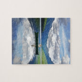 ボーマン湖 – グレイシャーナショナルパークモンタナ ジグソーパズル (横)