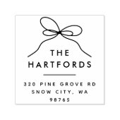 ボーミニマルウ |ファミリモダンー名差出人住所 セルフインキングスタンプ (デザイン)