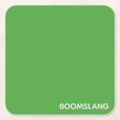 ボームスラングの緑の色名 スクエアペーパーコースター (正面)