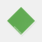 ボームスラングの緑の色名 スタンダードカクテルナプキン (角)
