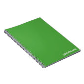 ボームスラングの緑の色名 ノートブック (右側)