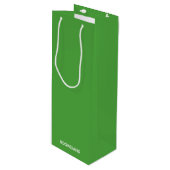 ボームスラングの緑の色名 ワインギフトバッグ (正面アングル)