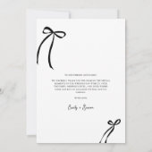 ボーモダンの結婚写真サンキューカード サンキューカード (裏面)