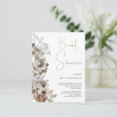 ボーモダンウォーター色フローラブライダルシャワー ポストカード (スタンド正面)