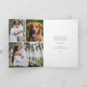 ボーモダンウ |写真シンプルのミニマルクリスマス シーズンカード (内部)