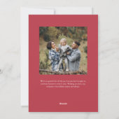 ボーモダンウ |写真シンプルミニマル3 シーズンカード (裏面)