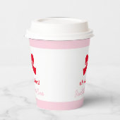 ボーモダンオ何おもしろいガール誕生日 紙コップ (左)