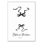 ボーモダンス結婚フォールド座席表 テーブルナンバー (正面)