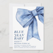 ボーモダンデニムバースデーパーティー 招待状 (正面)