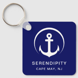 ボーモダントいかりネイビーブルー キーホルダー