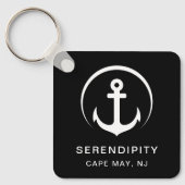 ボーモダントいかりブラック キーホルダー (正面)