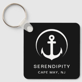 ボーモダントいかりブラック キーホルダー