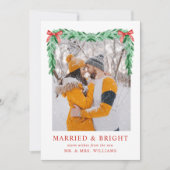 ボーモダンフォトマレーと明るいクリスマス シーズンカード (正面)