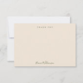 ボーモダンフローラピーチアンドグリーンブライダルシャワー サンキューカード (正面)