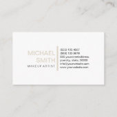 ボーモダンンエレガントプロフェッショナル白 名刺 (裏面)