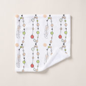 ボーモダンービーズと羽 バスタオルセット