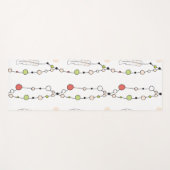 ボーモダンービーズと羽 ヨガマット (正面(横))