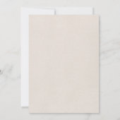 ボーモダンーフォーク結婚式招待状 招待状 (裏面)