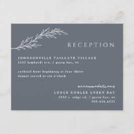 ボーモダンーフローラの概要深いブルー エンクロージャーカード