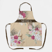ボーモダンーフローラ花 エプロン (正面)