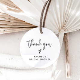 ボーモダンーブライダルシャワーありがとう フェイバータグ