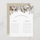 ボーモダンーブライダルシャワーゲーム何歳だった  ポストカード (正面/裏面)