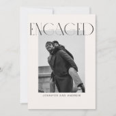 ボーモダンー婚約パーティカード サンキューカード (正面)