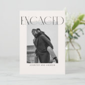 ボーモダンー婚約パーティカード サンキューカード (スタンド正面)