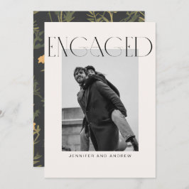 ボーモダンー婚約パーティカード サンキューカード