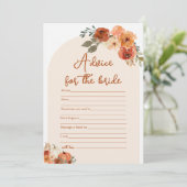 ボーモダンー秋パンプキンアドバイスのための花嫁ゲーム 招待状 (スタンド正面)