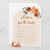 ボーモダンー秋パンプキンアドバイスのための花嫁ゲーム 招待状 (正面/裏面)