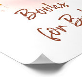 ボーモダンー赤面ピンクレインボーブックベビー標識用 ポスター (角)