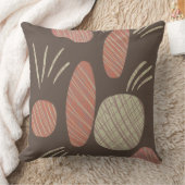 ボーモダン抽象芸術大きい石ストーンズ クッション (ブランケット)