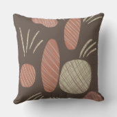 ボーモダン抽象芸術大きい石ストーンズ クッション (裏面)