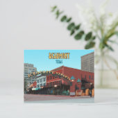 ボーモンテキサス州ダウンタウンクロケット通り ポストカード (スタンド正面)