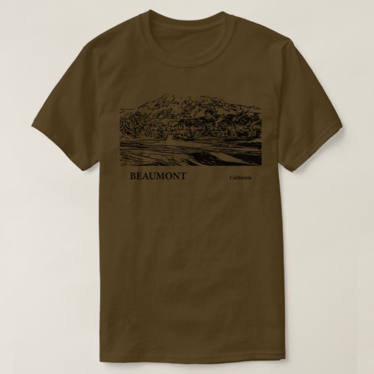 ボーモントカリフォルニアTシャツ2 Tシャツ (デザイン正面)