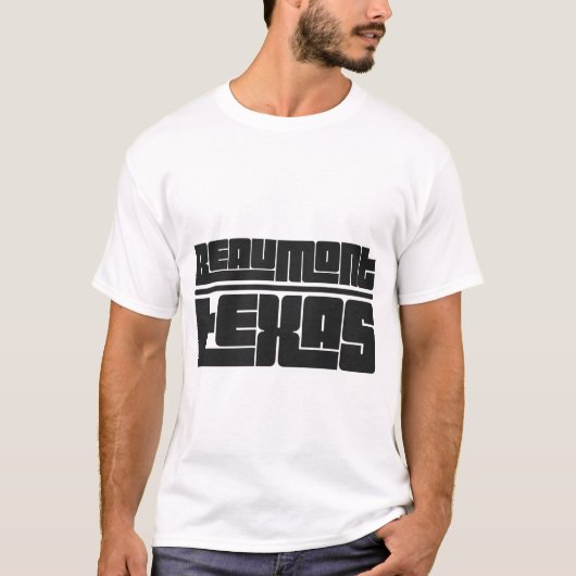 ボーモン語 – テキサス州 Tシャツ (正面)