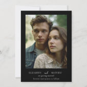 ボーユニークホ素朴結婚ス セーブザデート (裏面)