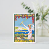 ボーリューフランスヴィンテージ旅行 ポストカード (スタンド正面)