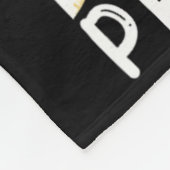 ボーリングおもしろいことわざ飲みチームがボウリンを持っている フリースブランケット (角)