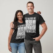 ボーリングおもしろいはボーリングだ男性へ Tシャツ (ユニセックス)
