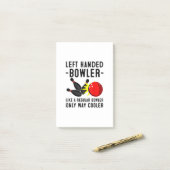 ボーリングおもしろい贈男性へクールり離れ女人 ポストイット (デスク上)