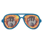 ボーリングおもしろい アビエーターサングラス (正面)