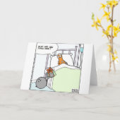 ボーリングおもしろいTeesカードMagギフト カード (黄色い花)