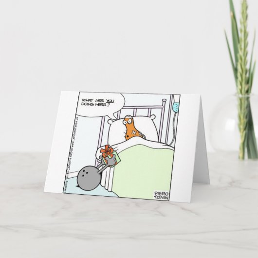 ボーリングおもしろいTeesカードMagギフト カード (正面)