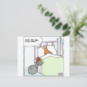 ボーリングおもしろいTeesカードMagギフト ポストカード (スタンド正面)